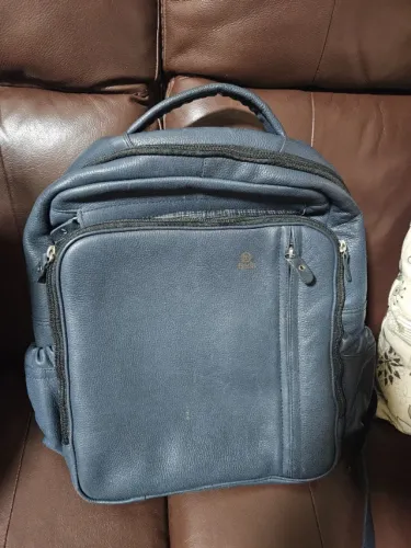 Mochila de couro legítimo de Franca