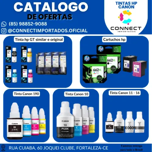 Cartuchos e Tintas para Impressoras