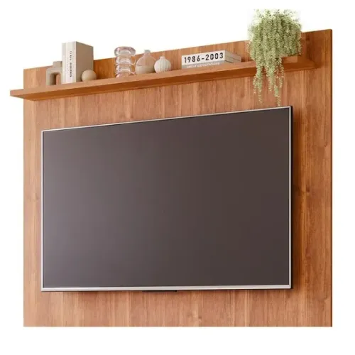 Painel Home Volpi 154cm - Design Moderno em Cinamomo para TVs até 55?