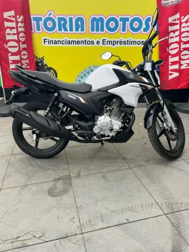YAMAHA FACTOR 150 FLEX BRANCA 2025 0KM VITÓRIA MOTORS GUARAPARI 