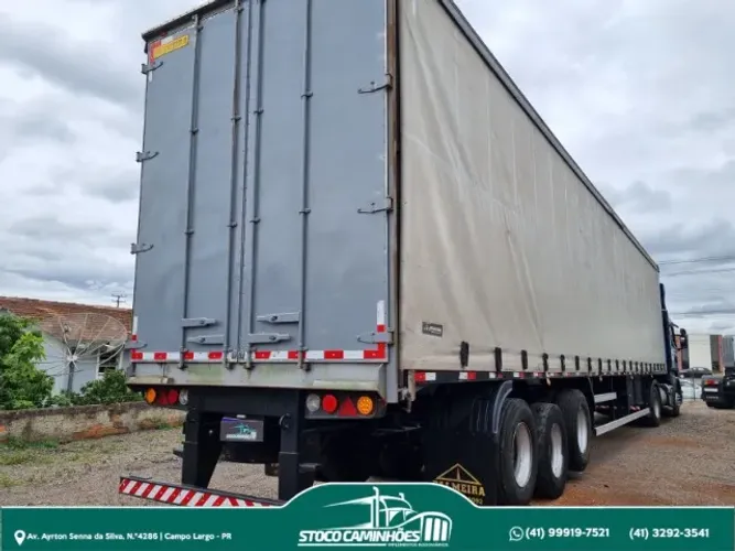 Semi Reboque Palmeira Sider SRCF 3E, 3 eixos, ano 2019