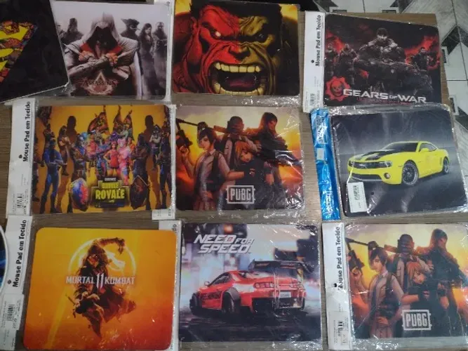 Mouse Pad Diversos modelos e tamanhos a partir de 19,00!