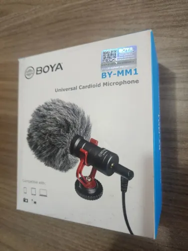 Microfone condensador Boya BY-MM1