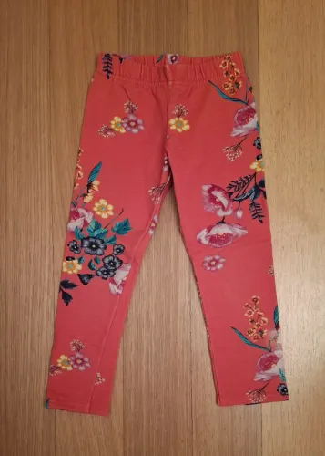 Calça Legging Infantil Floral