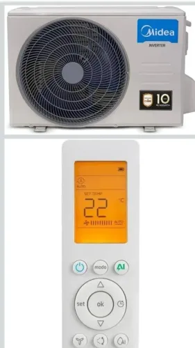 Ar-condicionado Inverter 9000 Btus Midea Ai Ecomaster High Wall Só Frio