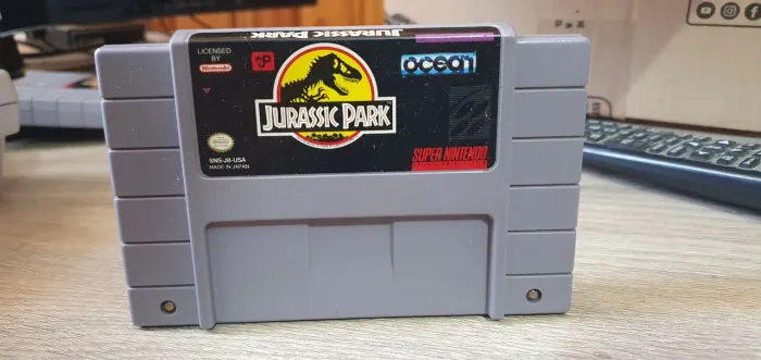 Fita snes Jurassic Park original Super Nintendo 