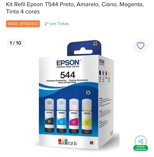 Vendo tinta impressora Epson