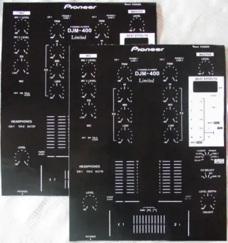 Adesivo Mixer Pioneer Djm-400 Consulte Djm 500 800 110