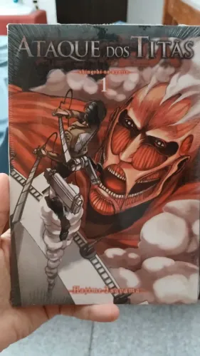 Mangá Ataque dos Titãns vol 1 Lacrado (edição antiga)