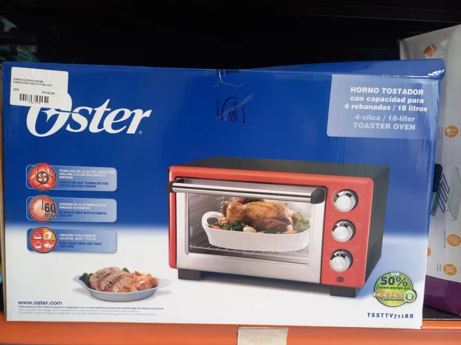 Forno Elétrico Oster 18 Litros - 4 Fatias