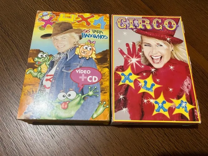 Fitas VHS + cds da Xuxa