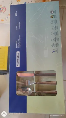 faqueiro Tramontina 24 peças inox