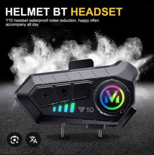 Fone Bluetooth para Capacete RGB Y10