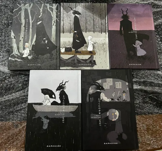 Mangá A Menina do Outro Lado Volume 1 ao 5