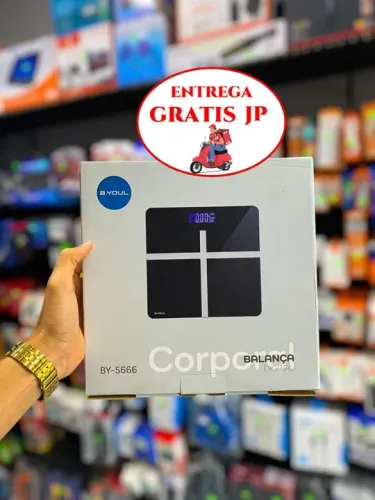 BALANÇA CORPORAL DIGITAL DE VIDRO
