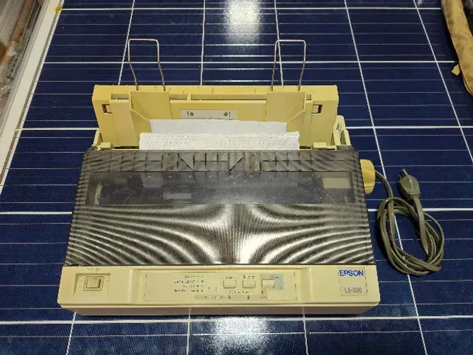Impressora Epson LX-300 com tampa e suporte folha solta