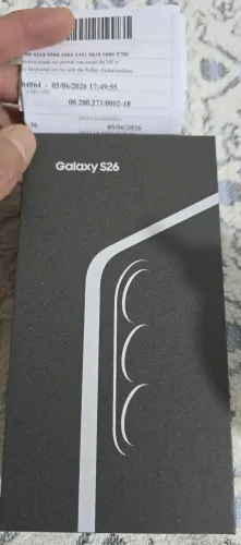 Smartphone Samsung Galaxy S26 256GB - Prata (ORIGINAl) Lacrado + Nota Fiscal & Garantia
