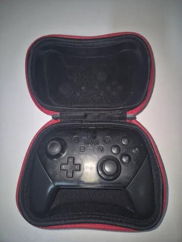 Controle Pro com Case do Mario - Nintendo Switch