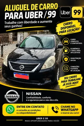 Carro para uber/99