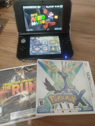Nintendo 3DS XL Desbloqueado - Excelente Estado + Jogos