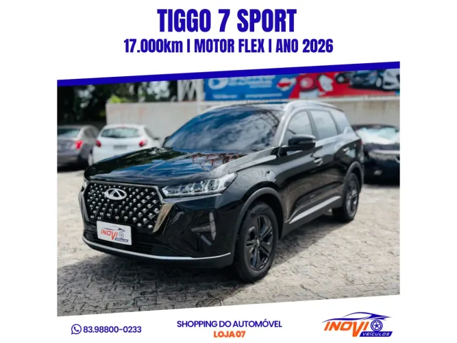 Chery Tiggo 7 T 1.5 16V Turbo Flex Aut. 2026