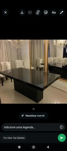 ? Mesa de Jantar de Alto Padrão <br>Elegância, sofisticação e qualidade em um só produto!