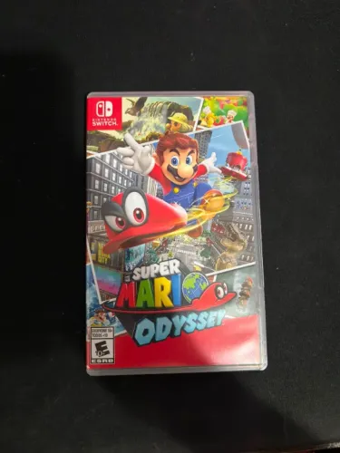 Jogo Super Mario Odyssey (Nintendo Switch) - Perfeito Estado