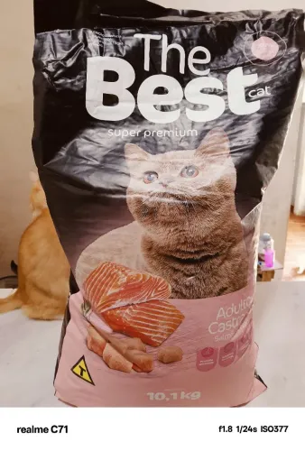 Saco ração 10kl sabor salmão 