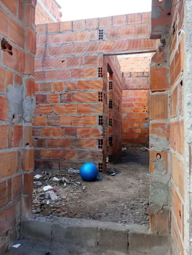 Casa de vila em construção