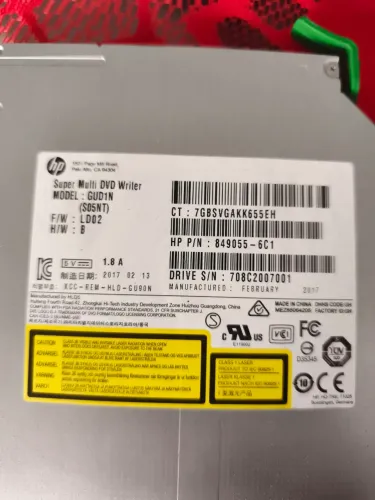 Leitor de dvd HP