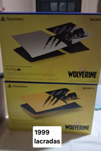 Tampas Ps5 slim + Ps5 pro Wolverine Novas Lacradas