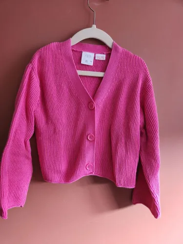 Cardigan zara rosa 4-5 anos menina