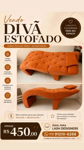 Maca lash designer - Divã