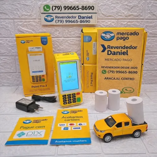 Máquina de Cartão Point Pro 3 C/ Tela Touch 