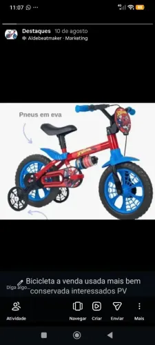 Bicicleta infantil