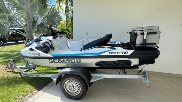 Jet ski seadoo fish pro 170 com carreta korg - estado de novo