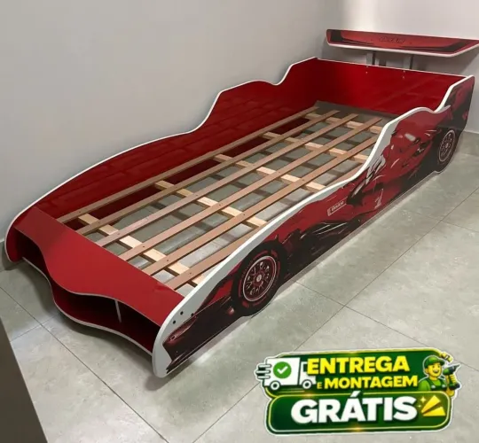 Cama carro - Vermelho