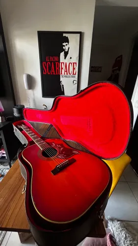 Violão Profissional Epiphone Hummingbird/HS 2011 + hard case