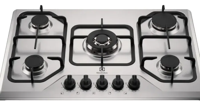 Cooktop 5 bocas inox eletrolux 