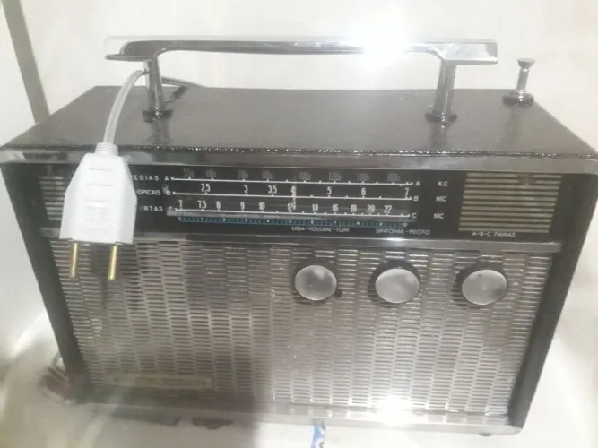 rádio funcionando GE 3 faixas
