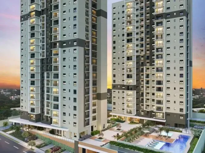 Apartamento para venda tem 83 metros quadrados com 3 quartos