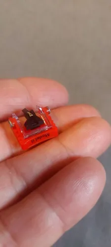 2 agulhas toca discos antigo