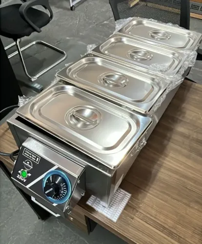 Salsicheira/Molheira com 2 Cubas (Anselmo)