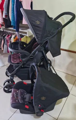 Kit carrinho bb conforto Cosco 