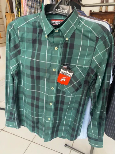 Camisa Masc ML Tam PP Os Vaqueiros c/ etiqueta