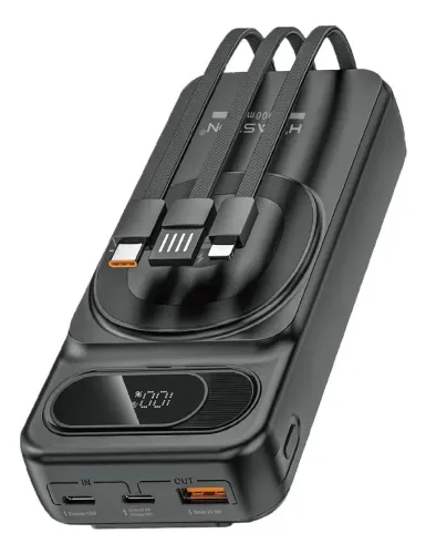 Carregador portátil 20mil MAH 15W com indução