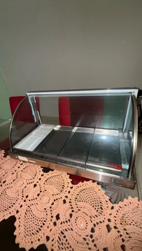 Estufa Elétrica Aquecida para Salgados - 3 Bandejas em Inox