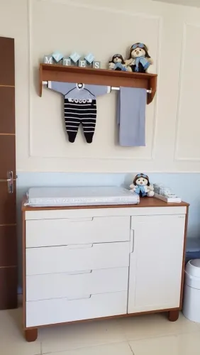 Cômoda Matic MDF 1 porta + 4 gavetas