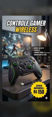 Controle de Xbox para PC