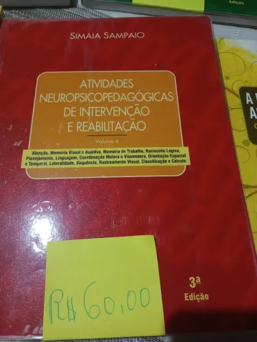 Livros de psicopedagogia e pedagogia 